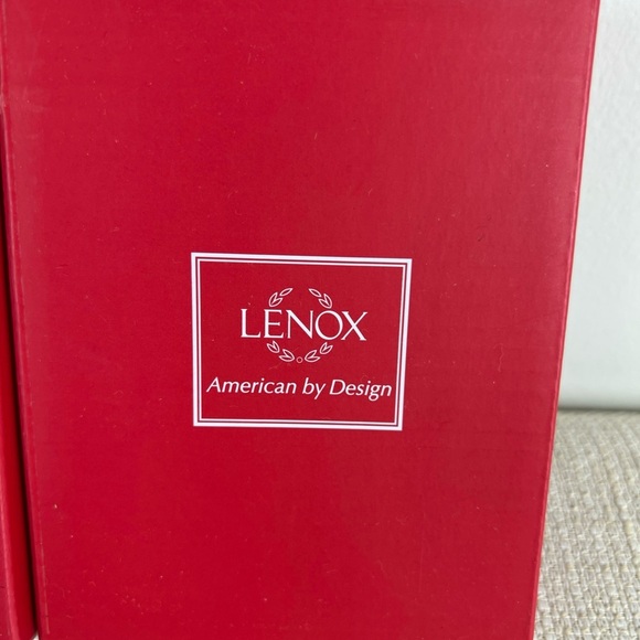 Lenox Bejeweled Ornaments Silverplate Clear Stone Cross Set of 2 New In Box - Picture 10 of 10